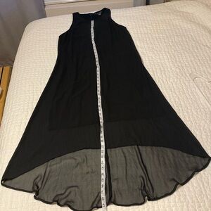 Karen Kane dress asymmetrical black sleeveless